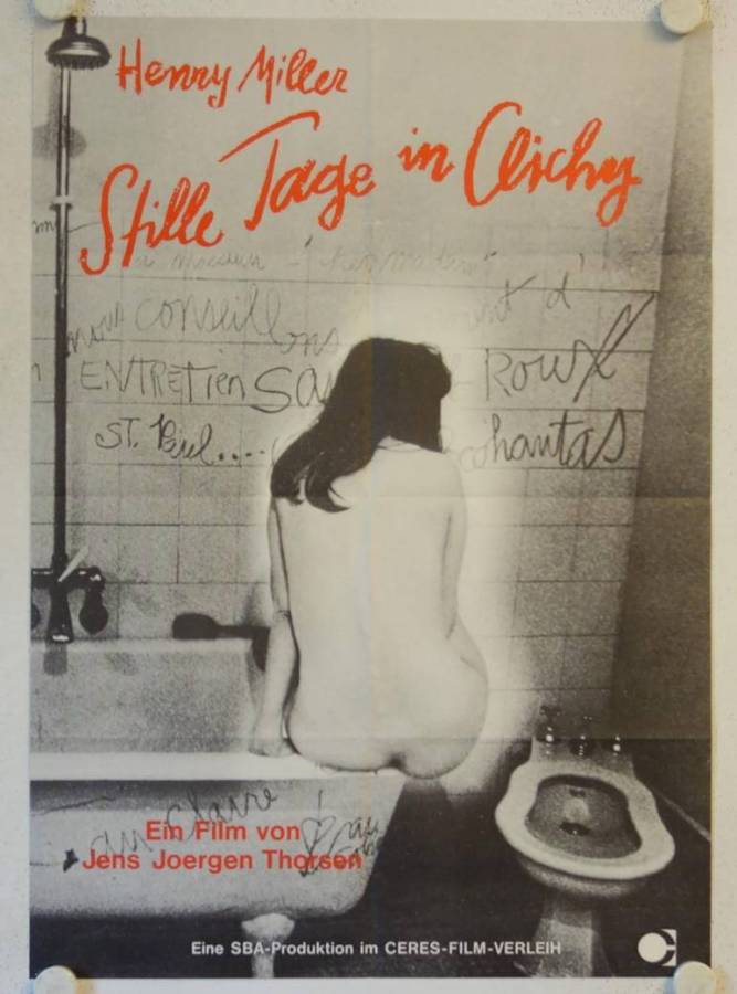 Quiet Days in Clichy original release german movie poster
